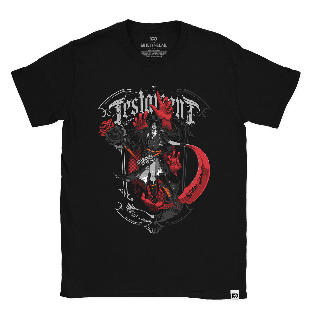 GUILTY GEAR 'Testament' TShirt Black 10/0 Merch