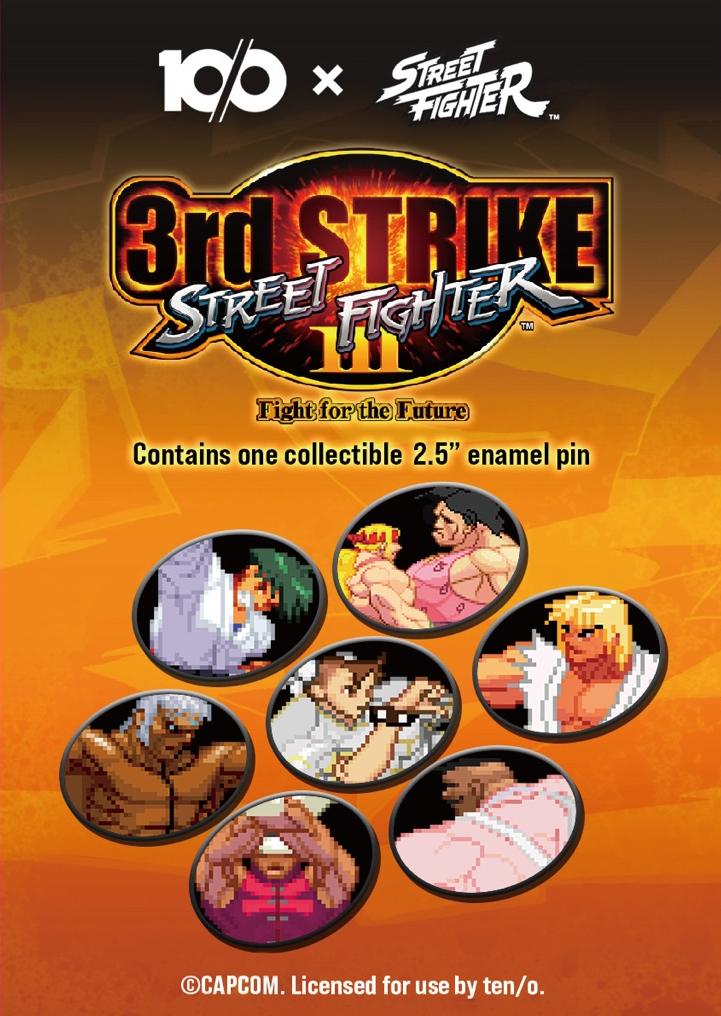 STREET FIGHTER - 'Third Strike Legends Series 1' Enamel Pin Badge STREET FIGHTER - 'Third Strike Legends Series 1' Enamel Pin Badge