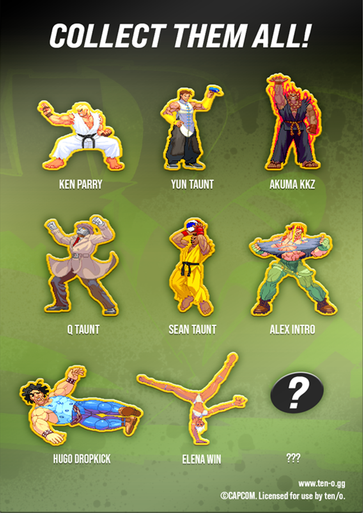STREET FIGHTER - 'Third Strike Legends Series 2' Enamel Pin Badge STREET FIGHTER - 'Third Strike Legends Series 2' Enamel Pin Badge