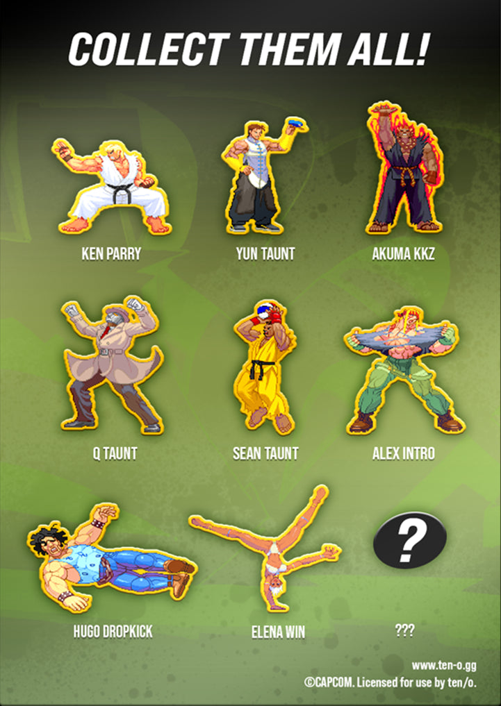 STREET FIGHTER - 'Third Strike Legends Series 2' Enamel Pin Badge