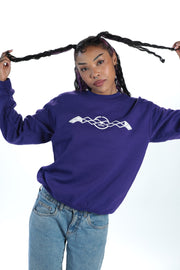 UNDER NIGHT IN-BIRTH - 'GRD' Crew Neck - Purple