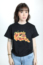 STREET FIGHTER - 'Burning Sprite' T-Shirt - Black