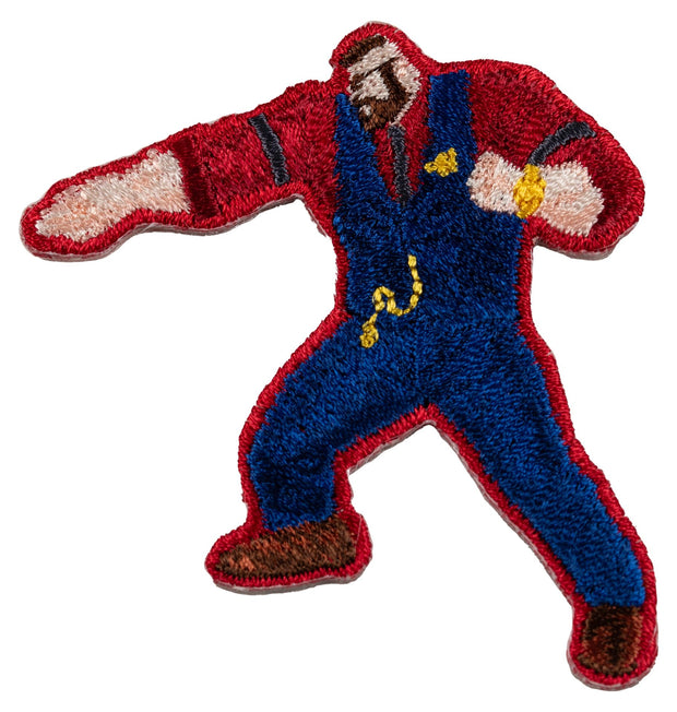 SF Embroidered Sticker - Zangief / outfit 3