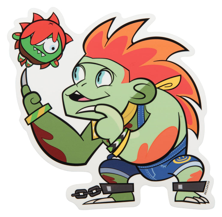 SF Travel Big Sticker - Blanka
