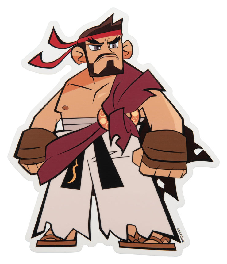 Stickers Ryu SF Travel Big Sticker - Ryu – 10/0 Merch