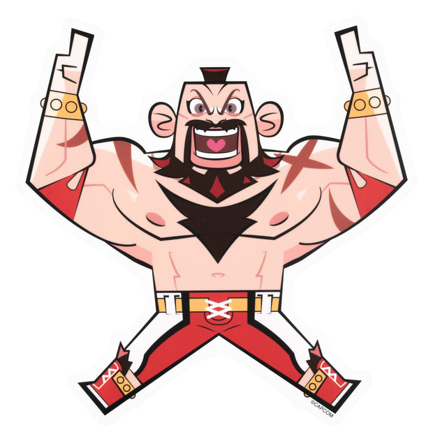 SF Travel Big Sticker - Zangief