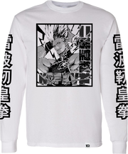 THE KING OF FIGHTERS 'Benimaru' Long Sleeve Shirt - White