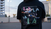 STREET FIGHTER - 'Run Back City LaLaLa' T-Shirt - Black