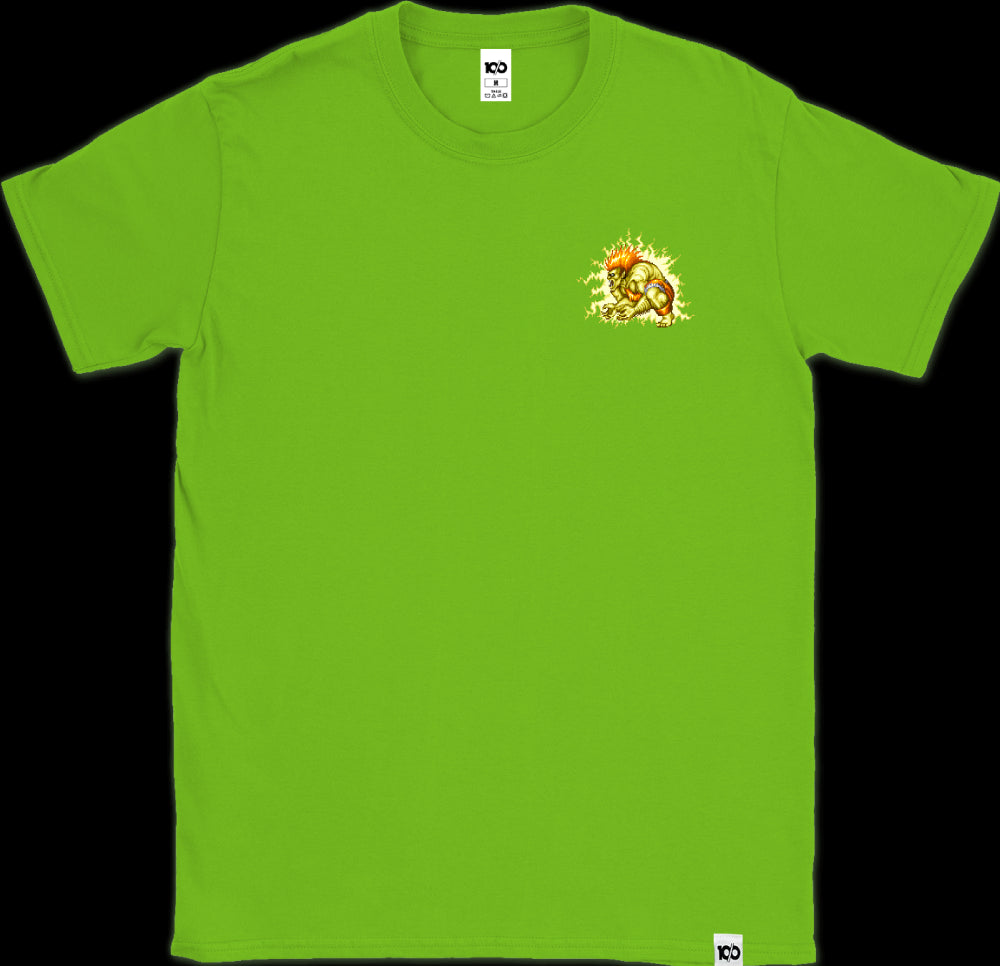 STREET FIGHTER - 'Electrifying' T-Shirt - Green – 10/0 Merch