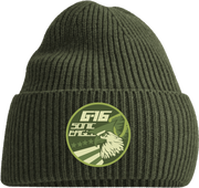STREET FIGHTER - 'G16 Sonic Eagle' Beanie - Olive Green