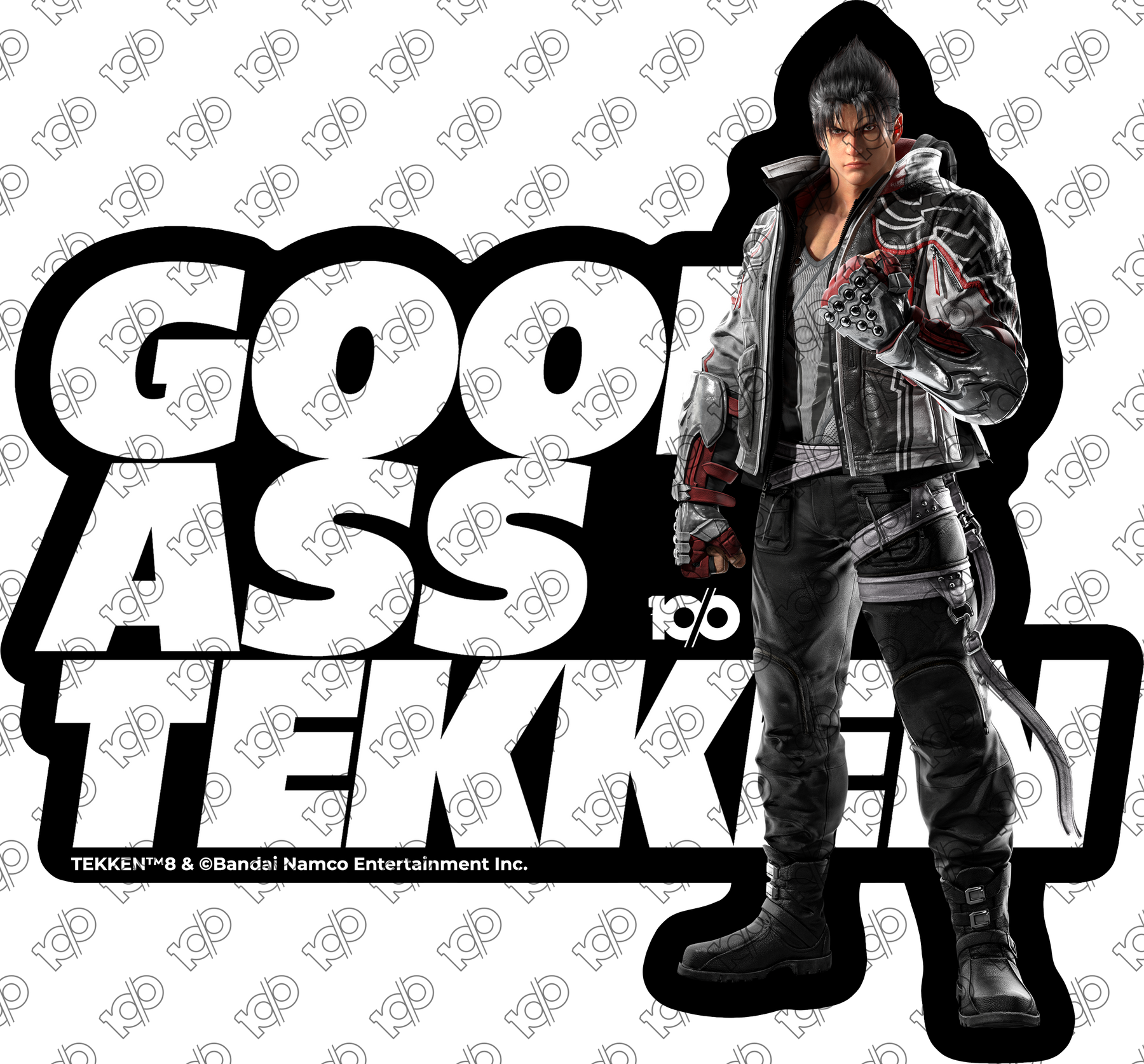 TEKKEN - 'GOOD ASS TEKKEN Jin' - Sticker – 10/0 Merch