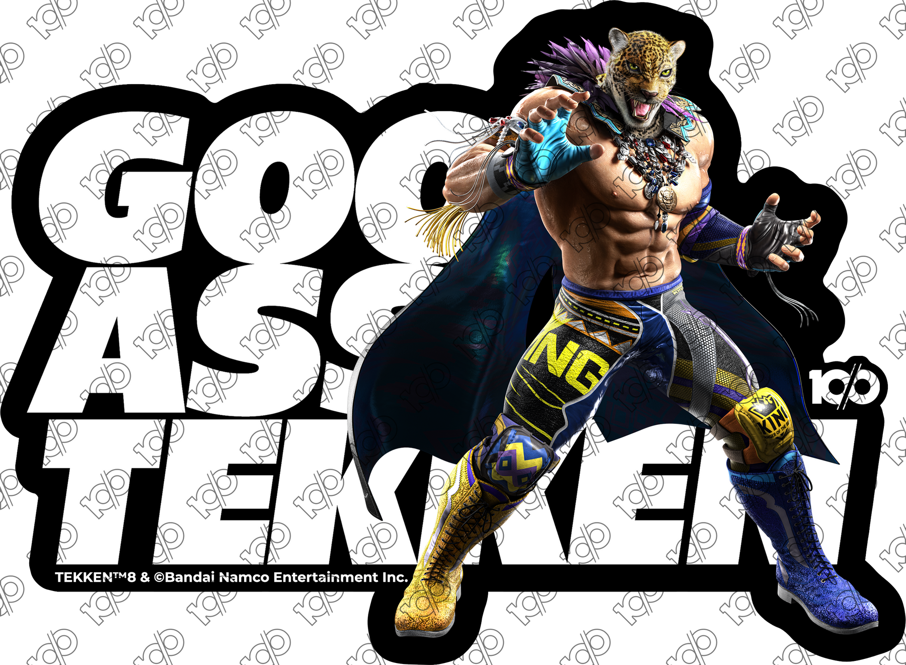 TEKKEN - 'GOOD ASS TEKKEN King' - Sticker – 10/0 Merch