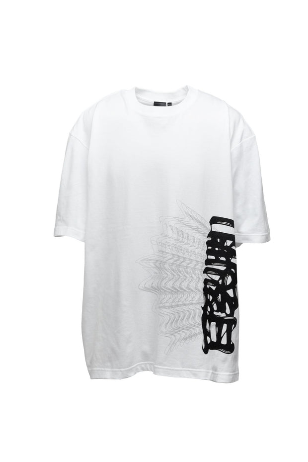 SF T-Shirt White - MD - Hyakuretsu Kyaku