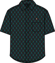 STREET FIGHTER - 'Genei Jin' Button Up Shirt - Black