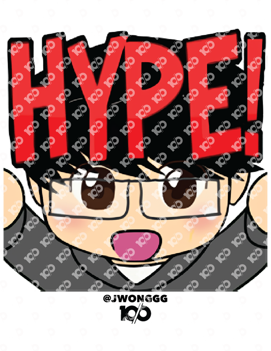 JWONGGG - 'Casual Tryhard Hyper Fighting' - Sticker – 10/0 Merch