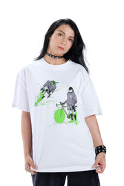 MAJIN OBAMA - 'Rider-Class' Premium T-Shirt - White