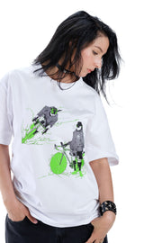 MAJIN OBAMA - 'Rider-Class' Premium T-Shirt - White