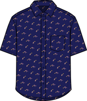 STREET FIGHTER - 'Tiger Shot' Button Up Shirt