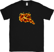 STREET FIGHTER - 'Burning Sprite' T-Shirt - Black