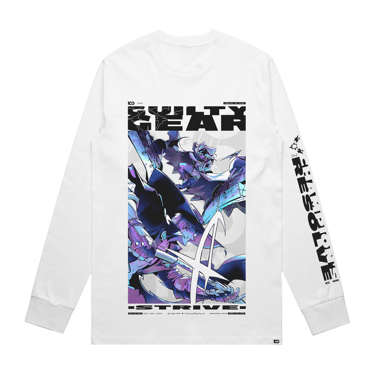 ***PRE ORDER*** GUILTY GEAR - 'Champion's Resolve' long sleeve t-shirt ...