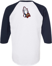 TASTY STEVE - 'Tasty Tee' Raglan Shirt - Cardinals Blue