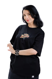 JUSTIN WONG - 'Casual Tryhard World Warrior' Premium T-Shirt - Black