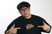 JUSTIN WONG - 'Casual Tryhard World Warrior' Premium T-Shirt - Black
