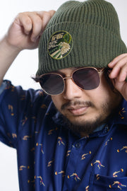 STREET FIGHTER - 'G16 Sonic Eagle' Beanie - Olive Green