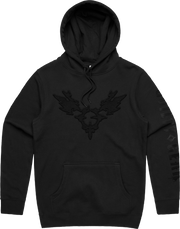 GUILTY GEAR - 'Strive Crest' Premium Embroidered Pullover Hoodie - Black