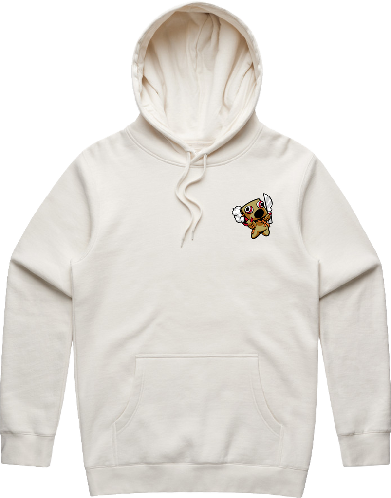 GUILTYGUYS ホワイトパーカー GUILTY GEAR - 'Mini Faust' Small Logo Embroidered Pullover Hoodie