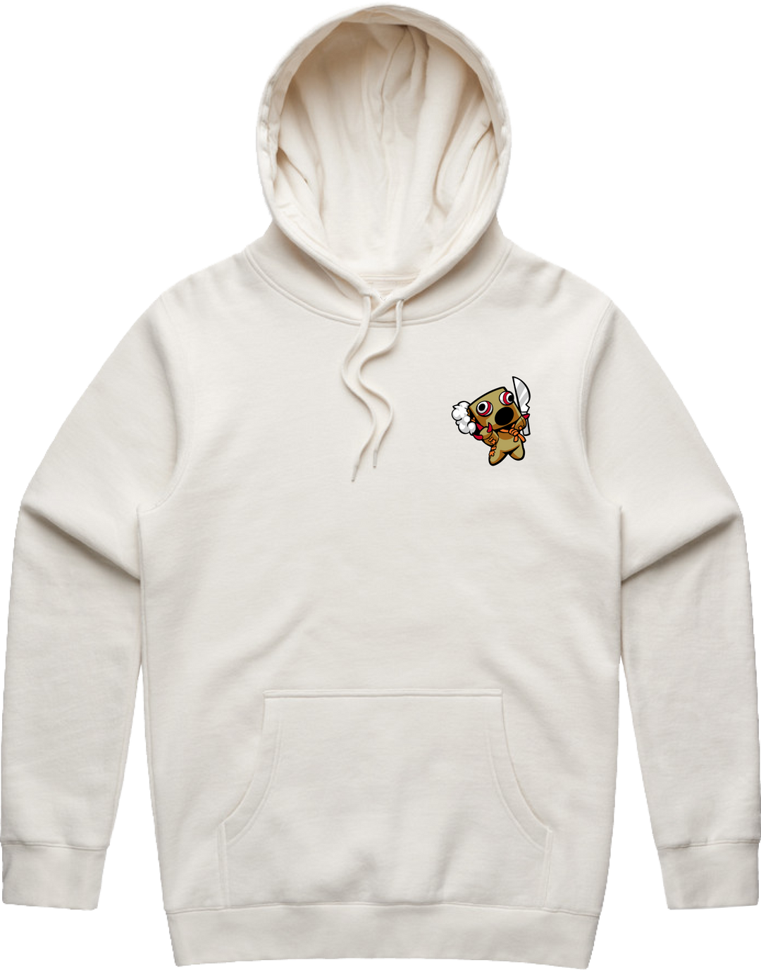 GUILTYGUYS ホワイトパーカー GUILTY GEAR - 'Mini Faust' Small Logo Embroidered Pullover Hoodie