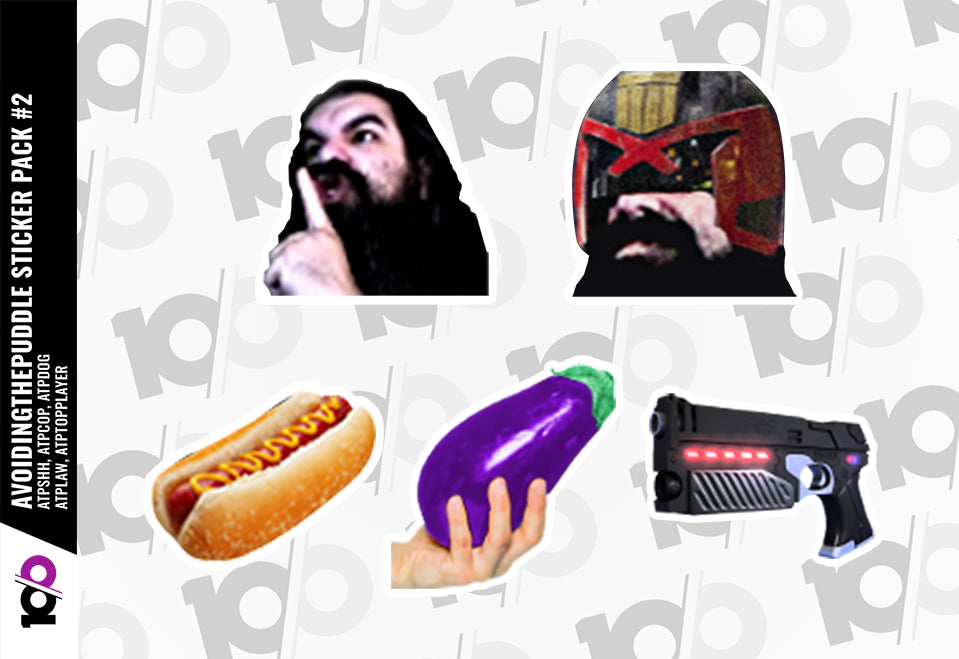 Avoid Puddle AVOIDING THE PUDDLE - 'Emotes' Sticker Pack #2 B3 β 10/0 Merch