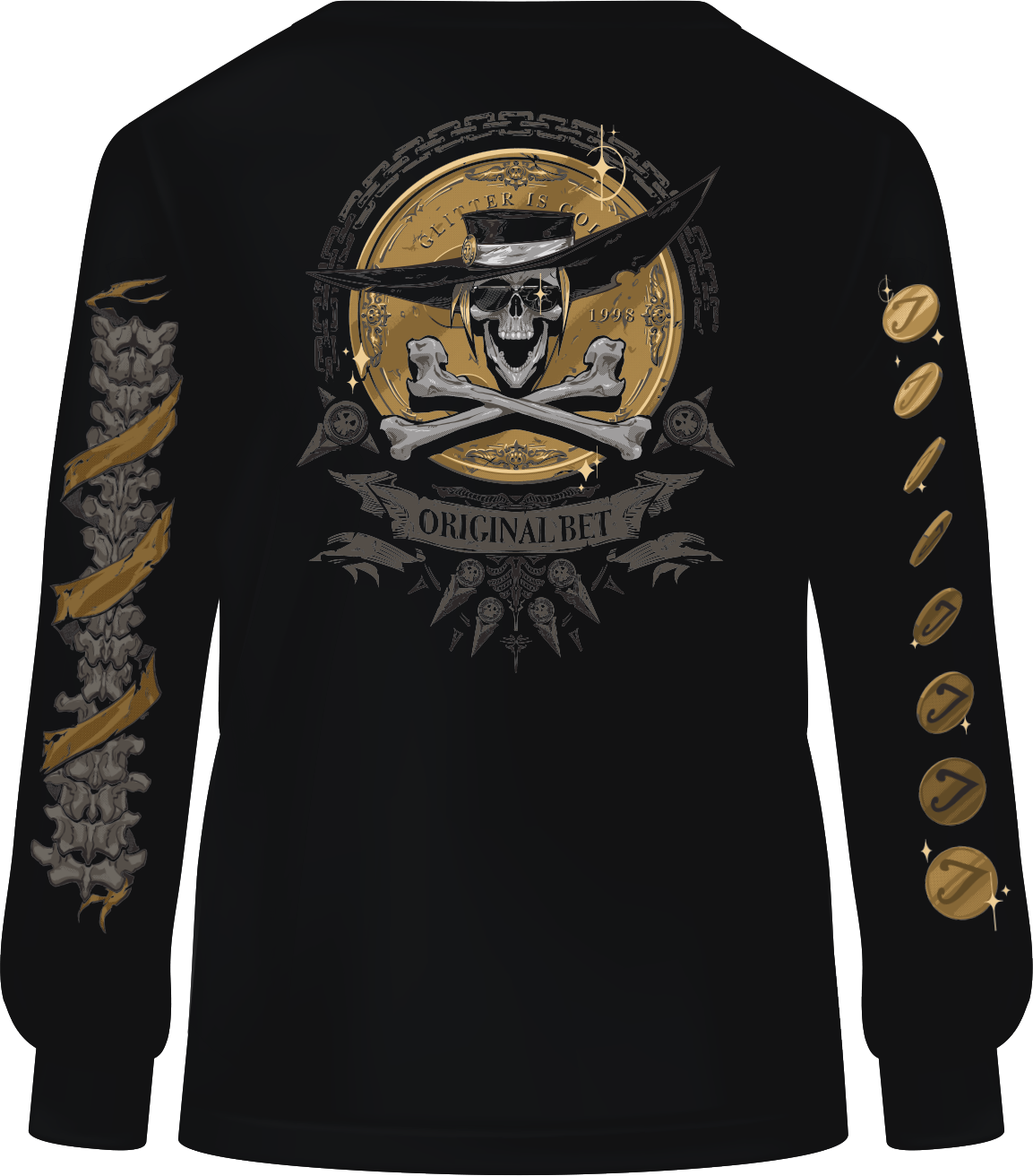 guilty gear merch GUILTY GEAR - 'Johnny Original Bet' Long Sleeve Shirt