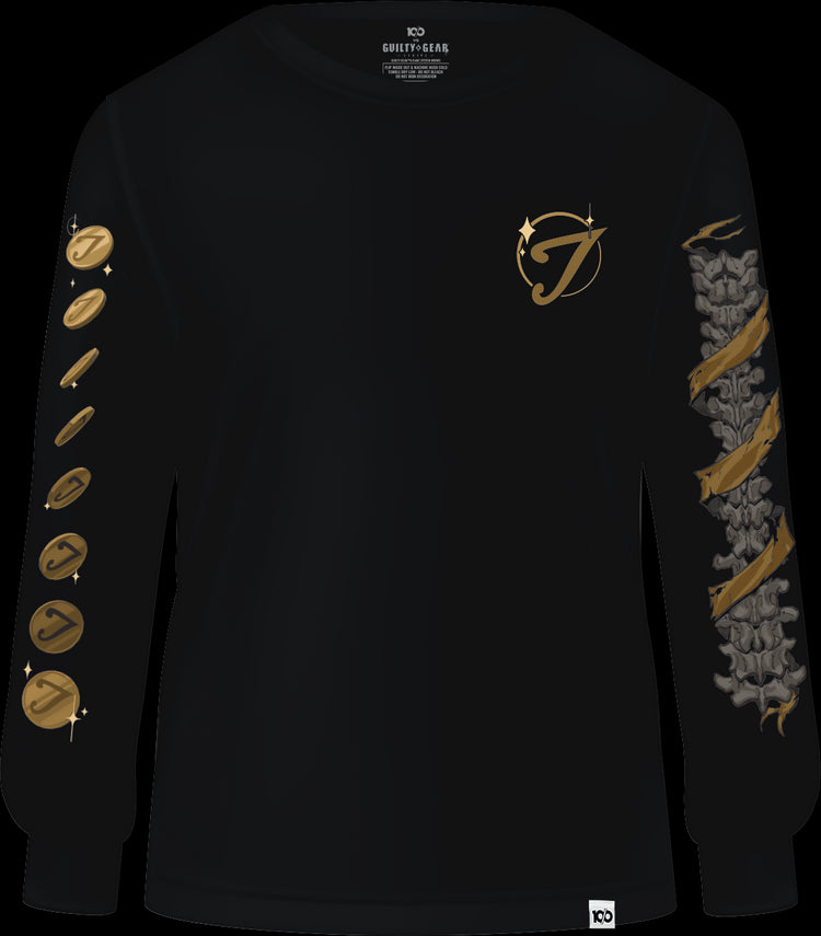 GUILTY GEAR - 'Johnny Original Bet' Long Sleeve Shirt - Black – 10