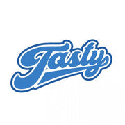 TASTY STEVE 'Tasty Tee' Raglan Shirt - Blue