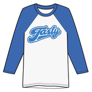 TASTY STEVE 'Tasty Tee' Raglan Shirt - Blue