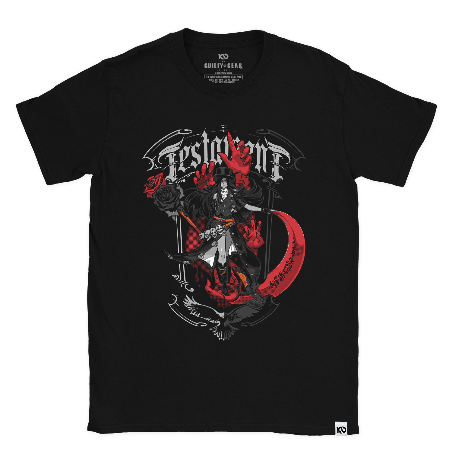 Testament Merch Table GUILTY GEAR - 'Testament' T-Shirt - Black β 10/0 Merch